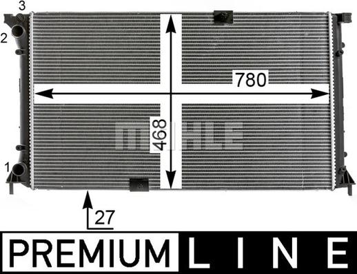 Wilmink Group WG2182879 - Radiators, Motora dzesēšanas sistēma ps1.lv