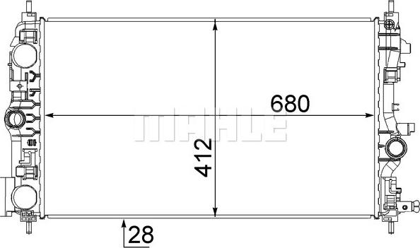 Wilmink Group WG2182871 - Radiators, Motora dzesēšanas sistēma ps1.lv