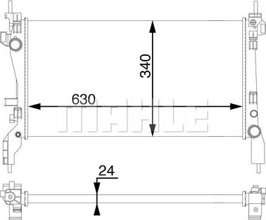 Wilmink Group WG2182355 - Radiators, Motora dzesēšanas sistēma ps1.lv