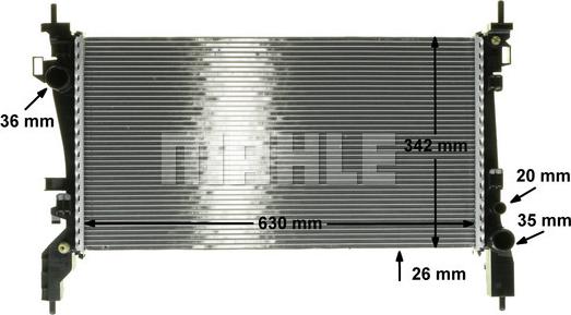 Wilmink Group WG2182350 - Radiators, Motora dzesēšanas sistēma ps1.lv