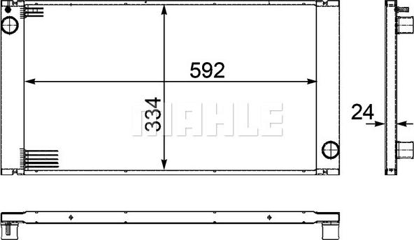 Wilmink Group WG2182312 - Radiators, Motora dzesēšanas sistēma ps1.lv