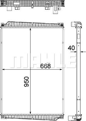 Wilmink Group WG2182387 - Radiators, Motora dzesēšanas sistēma ps1.lv