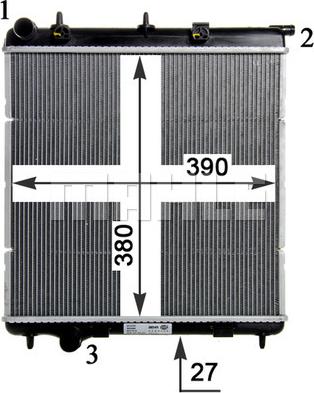 Wilmink Group WG2182339 - Radiators, Motora dzesēšanas sistēma ps1.lv