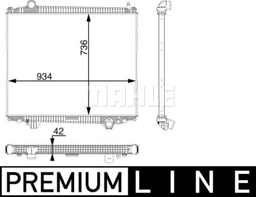 Wilmink Group WG2182243 - Radiators, Motora dzesēšanas sistēma ps1.lv