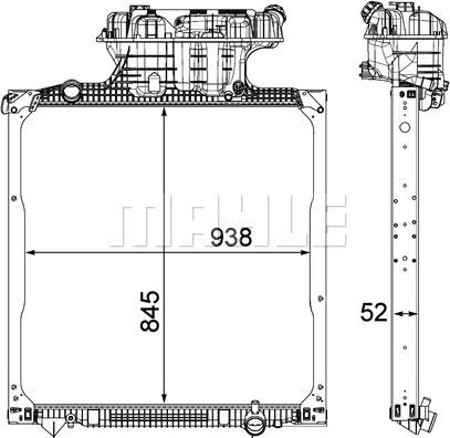 Wilmink Group WG2182258 - Radiators, Motora dzesēšanas sistēma ps1.lv