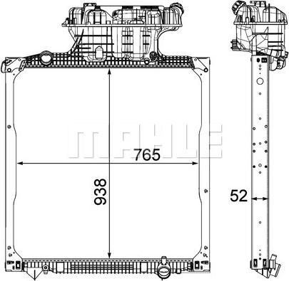 Wilmink Group WG2182257 - Radiators, Motora dzesēšanas sistēma ps1.lv