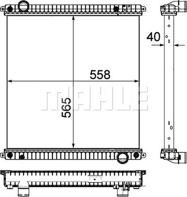 Wilmink Group WG2182264 - Radiators, Motora dzesēšanas sistēma ps1.lv