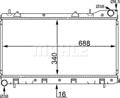 Wilmink Group WG2182753 - Radiators, Motora dzesēšanas sistēma ps1.lv