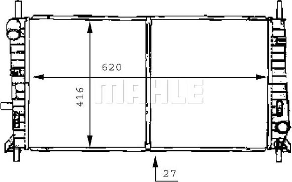 Wilmink Group WG2182735 - Radiators, Motora dzesēšanas sistēma ps1.lv