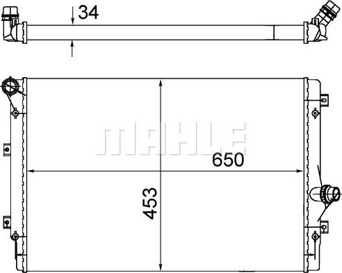 Wilmink Group WG2182725 - Radiators, Motora dzesēšanas sistēma ps1.lv