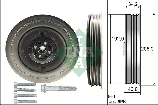 Wilmink Group WG2136895 - Piedziņas skriemelis, Kloķvārpsta ps1.lv