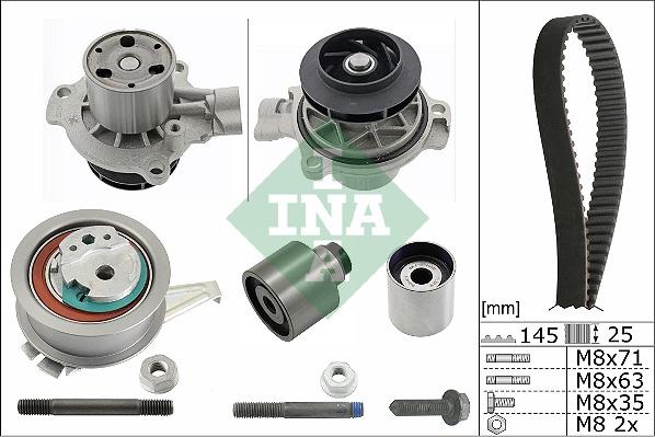 Wilmink Group WG2136864 - Ūdenssūknis + Zobsiksnas komplekts ps1.lv