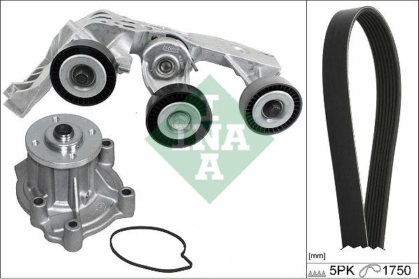 Wilmink Group WG2136832 - Ūdenssūknis + ķīļrievu siksnas komplekts ps1.lv