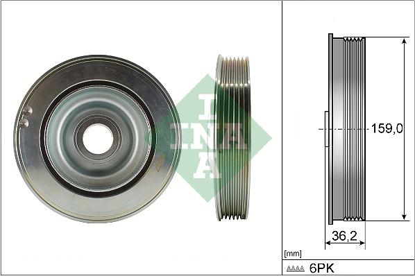 Wilmink Group WG2296037 - Piedziņas skriemelis, Kloķvārpsta ps1.lv