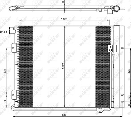 Wilmink Group WG2260818 - Kondensators, Gaisa kond. sistēma ps1.lv