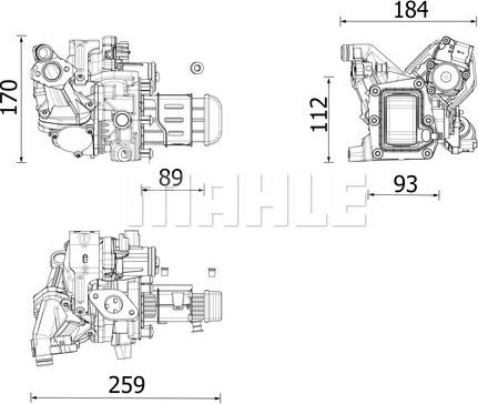 Wilmink Group WG2204716 - Radiators, Izplūdes gāzu recirkulācija ps1.lv