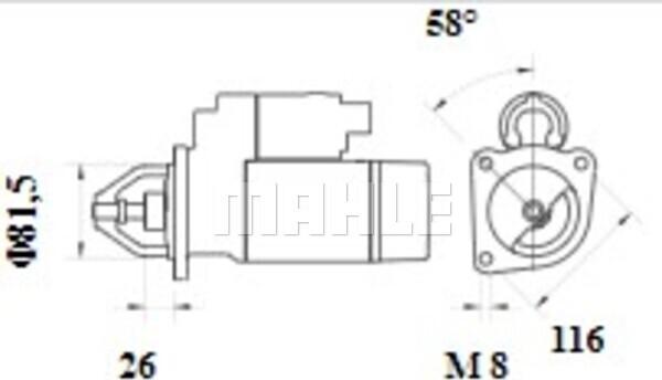 Wilmink Group WG2203416 - Starteris ps1.lv