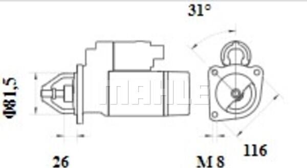 Wilmink Group WG2203417 - Starteris ps1.lv