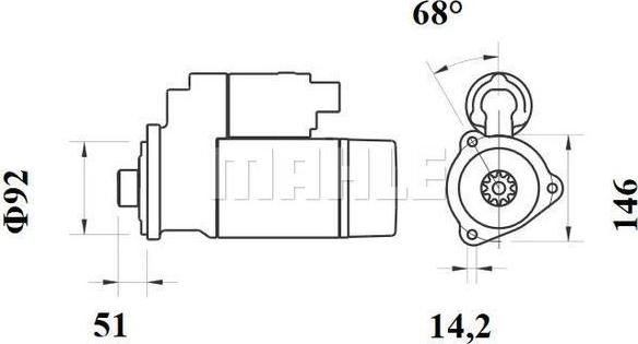 Wilmink Group WG2203434 - Starteris ps1.lv