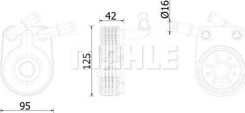 Wilmink Group WG2224703 - Eļļas radiators, Motoreļļa ps1.lv