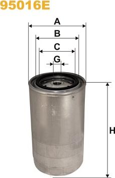 WIX Filters 95016E - Degvielas filtrs ps1.lv