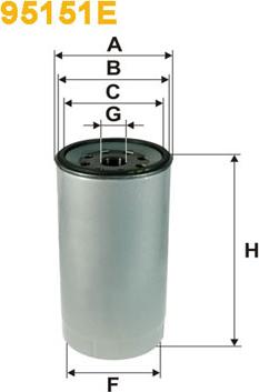 WIX Filters 95151E - Degvielas filtrs ps1.lv