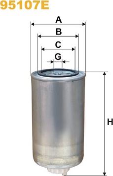 WIX Filters 95107E - Degvielas filtrs ps1.lv