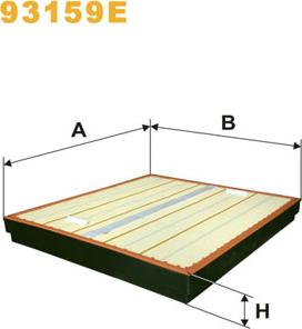 WIX Filters 93159E - Gaisa filtrs ps1.lv