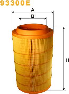 WIX Filters 93300E - Gaisa filtrs ps1.lv