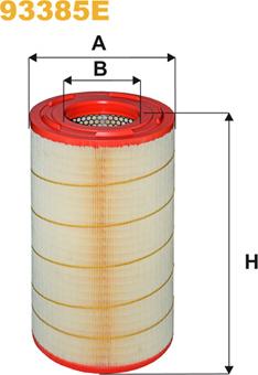 WIX Filters 93385E - Gaisa filtrs ps1.lv