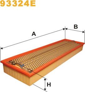 WIX Filters 93324E - Gaisa filtrs ps1.lv