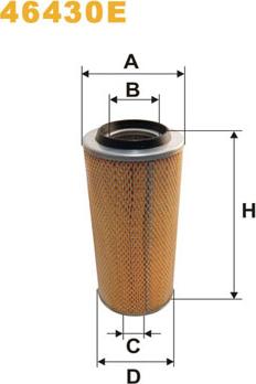 WIX Filters 46430E - Gaisa filtrs ps1.lv