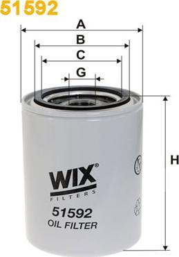 WIX Filters 51592 - Eļļas filtrs ps1.lv