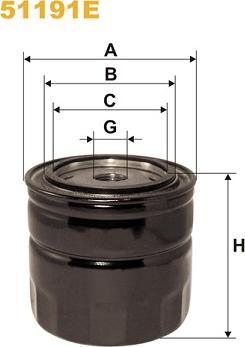 WIX Filters 51191E - Eļļas filtrs ps1.lv