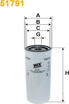 WIX Filters 51791 - Eļļas filtrs ps1.lv