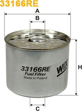 WIX Filters 33166RE - Degvielas filtrs ps1.lv