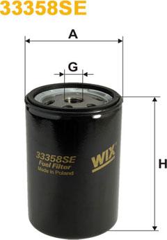 WIX Filters 33358SE - Degvielas filtrs ps1.lv