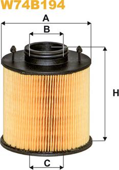 WIX Filters W74B194 - Karbamīda filtrs ps1.lv