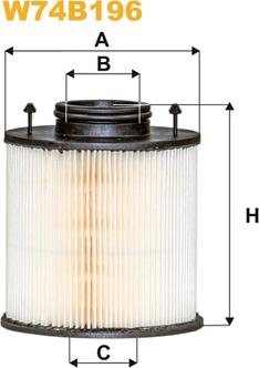 WIX Filters W74B196 - Karbamīda filtrs ps1.lv