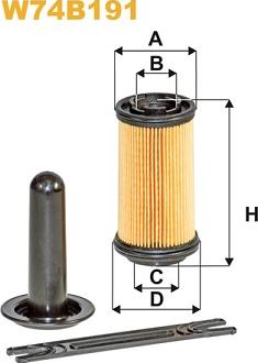 WIX Filters W74B191 - Karbamīda filtrs ps1.lv