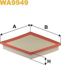 WIX Filters WA9949 - Gaisa filtrs ps1.lv