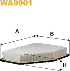 WIX Filters WA9901 - Gaisa filtrs ps1.lv