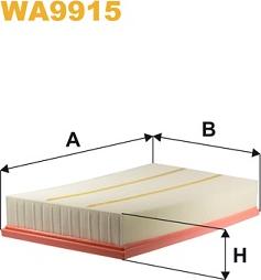 WIX Filters WA9915 - Gaisa filtrs ps1.lv