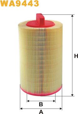 WIX Filters WA9443 - Gaisa filtrs ps1.lv