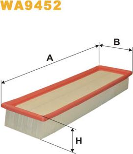 WIX Filters WA9452 - Gaisa filtrs ps1.lv