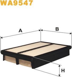 WIX Filters WA9547 - Gaisa filtrs ps1.lv