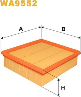 WIX Filters WA9552 - Gaisa filtrs ps1.lv