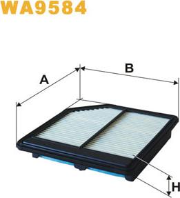 WIX Filters WA9584 - Gaisa filtrs ps1.lv