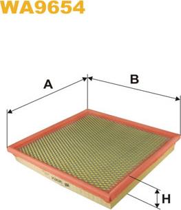 WIX Filters WA9654 - Gaisa filtrs ps1.lv