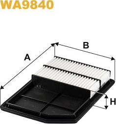 WIX Filters WA9840 - Gaisa filtrs ps1.lv